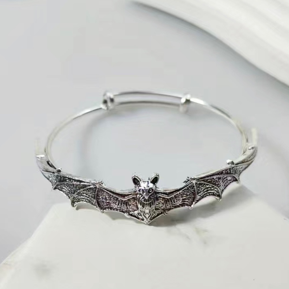 Bat bangle bracelet